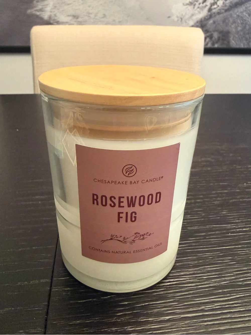 Chesapeake Bay Candle Rosewood Fig Single Wick Candle Unused 8.8 oz Candle